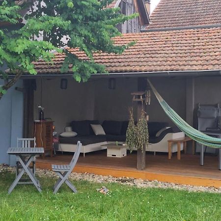 La Maisonnette Bleue, Eco-Logis Equipe De Toilettes Seches Rosheim Экстерьер фото